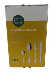 Mnagre 16 couverts inox collection Louis de marque Genevive Lethu
