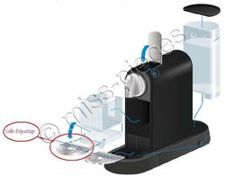 Grille d'gouttoir suprieure machine caf M190 Citiz milk Citiz Duo Magimix