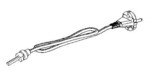 Cordon d&#039;alimentation pour purificateur clipse Rowenta QU506 - QU507