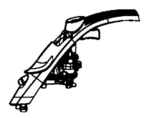 Avant de poigne avec pompe pour fer  repasser Puregliss FV8042 Calor