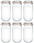 Lot 6 bocaux 2 L &quot;Super&quot; Le Parfait