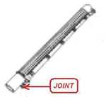 joint du tube rallonge pour aspiro-nettoyeur vapeur Astoria AN400A