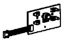 Carte de commande pour grille-pain Subito Moulinex LS342D10/87A