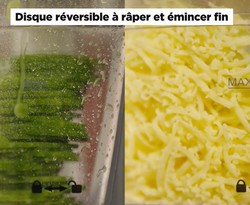 Disque rversible  rper mincer fin du bol multifonction pour robot ptissier Kenwood Prospero+