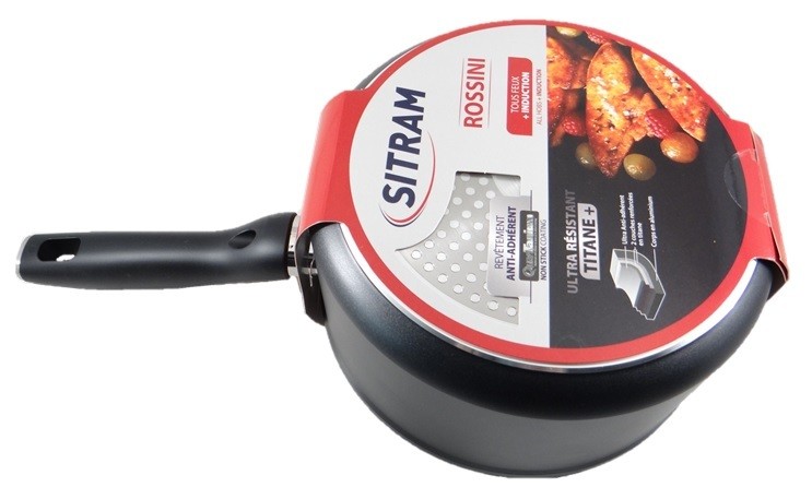 Casserole Rossini 20 cm tous feux dont induction Sitram 