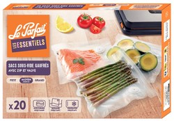 Lot de 20 sacs zipps sous-vide 25 x 35 cm Le Parfait