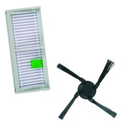 Kit filtre haute filtration + brosse latrale pour aspirateur robot Rowenta Explorer Serie 220 - 240