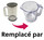 Bol pour mixeur Kenwood HB6 HB7 HB8