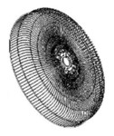 Grille de protection arrire pour ventilateur Rowenta Turbo Silence Extrme + VU5840F0 - VU5870F0