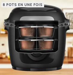 Kit de 8 verrines + support pour cuiseur Moulinex Cookeo - Cook 4 Me