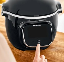 Couvercle suprieur noir pour cuiseur Cookeo Touch Wifi Moulinex CE902800