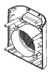 Demi botier arrire pour radiateur ou chauffage soufflant Rowenta Mini Excel SO9281F0/AT0