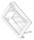 Porte complte avec poigne pour mini four lectrique Delonghi EO34302