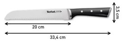 Couteau  pain 20 cm Tefal gamme Iceforce