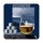 Kit 6 pierres  whisky, pince et sachet On the Rocks Bleu de Bretagne