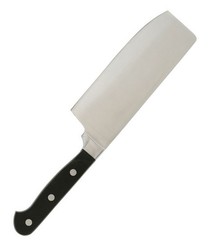 Couperet de cuisine inox 3 rivets