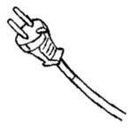 Câble d&#039;alimentation pour appareil à raclette Moulinex Accessimo RE160810/11A