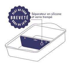 Plat  four Cookut ajustable avec sparateur brevet ultra lger