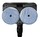 Brosse 2-en-1 Aerospin + 4 serpillres pour aspirateur balai Rowenta X-FORCE FLEX 13.60 RH9A