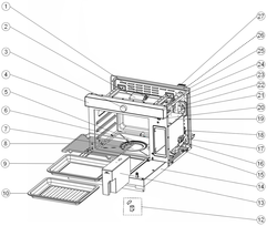 QFV260 FOUR COMBINE VAPEUR POSABLE