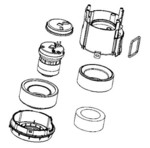 Moteur pour aspirateur laveur Rowenta X-Clean 7 GZ5735E0 - GZ5736E0