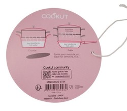 Panier vapeur inox 28 cm pour l'incroyable cocotte Cookut  