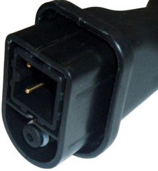 gros plan de la prise monobloc du flexible pour nettoyeur vapeur Astoria NN300A