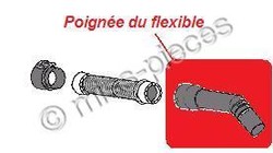 poigne de flexible pour aspirateur Polti Lecologico AS800 PBEU0010