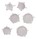 Set de 6 couvercles ronds extensibles en silicone 