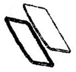 Vitre transparente + joint d'tanchit pour friteuse sans huile Moulinex Easy Fry XL Surface AL4018