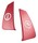 Enjoliveurs pdales rouges pour aspirateur Silence Force Cycl. Rowenta