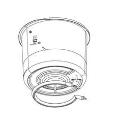 Cuve + rsistance pour friteuse Delonghi