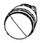 Bouton rotatif avant blanc pour cuiseur Moulinex Cookeo Wifi CE952110/87A - CE952110/87B