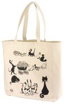 Sac de courses en tissu cru multichats Dubout Winkler