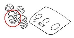 interrupteur pour nettoyeur vapeur Polti Vaporetto Leader PTEU0193/PTEU0194