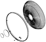 Grille avant pour ventilateur Rowenta Turbo Silence Extrme VU5675