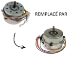 Moteur du ventilateur pour vaporateur pour climatiseurs PAC AN97 Delonghi