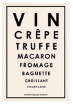 Torchon &quot;Test spcialits franaises&quot; cru 48 x 72 cm Winkler