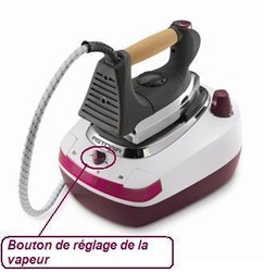 bouton de rglage du dbit vapeur pour centrale vapeur Astoria RC052A