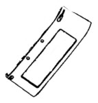 Enjoliveur avant noir pour friteuse air fryer Moulinex Easy Fry Dual Flex EZ9228F0/K2A