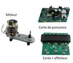 Kit carte puissance + carte/afficheur + moteur pour Companion Moulinex