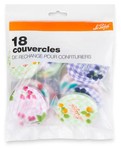 Lot 18 couvercles pour confiturier &quot;Vichy&quot; Le Parfait