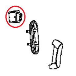 Interrupteur du bouton marche / arrt pour extracteur de jus Infiny Juice de MOULINEX