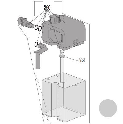 Pichet lait complet pour Nespresso Lattissima Touch Delonghi EN560