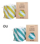 Essoreuse  salade compacte en coton jaune ou verte Cookut