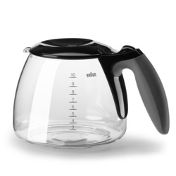 verseuse en verre noire pour cafetire Cafhouse de BRAUN