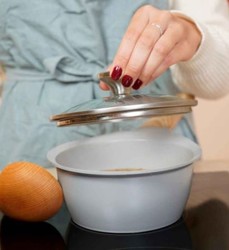 Casserole antiadhsive 16 cm Cookut compatible tous feux - couleur au choix