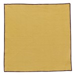 Serviette de table recycle badiane / jaune Grace 40 x 40 cm Winkler