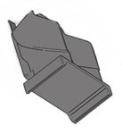 Bac  marc complet 1 pice pour robot caf automatique Delonghi Eletta Explore ECAM450.65.G
