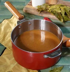 La Merveilleuse casserole inox 20 cm Cookut compatible tous feux - rouge passion